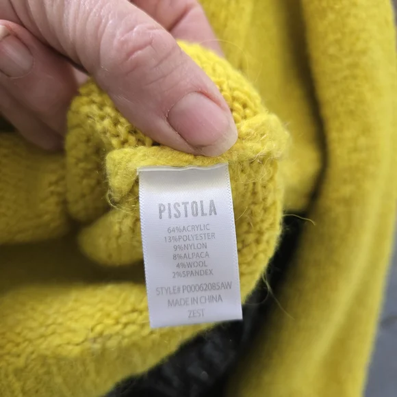 pistola Sunny Yellow Crewneck Sweater - Picture 5 of 6